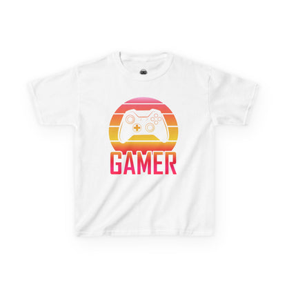 Gamer Sunset – XB Edition Kids Tee 🎮