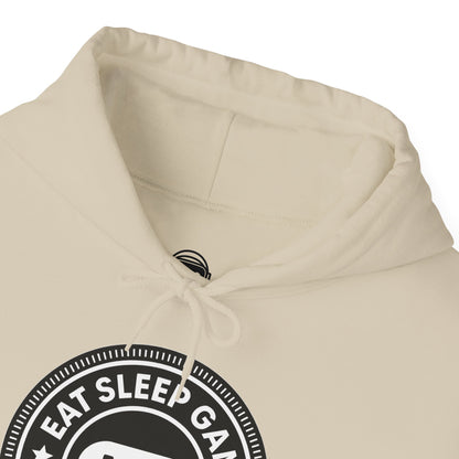 Eat Sleep Game Repeat – Classic Gamer Hoodie 🎮