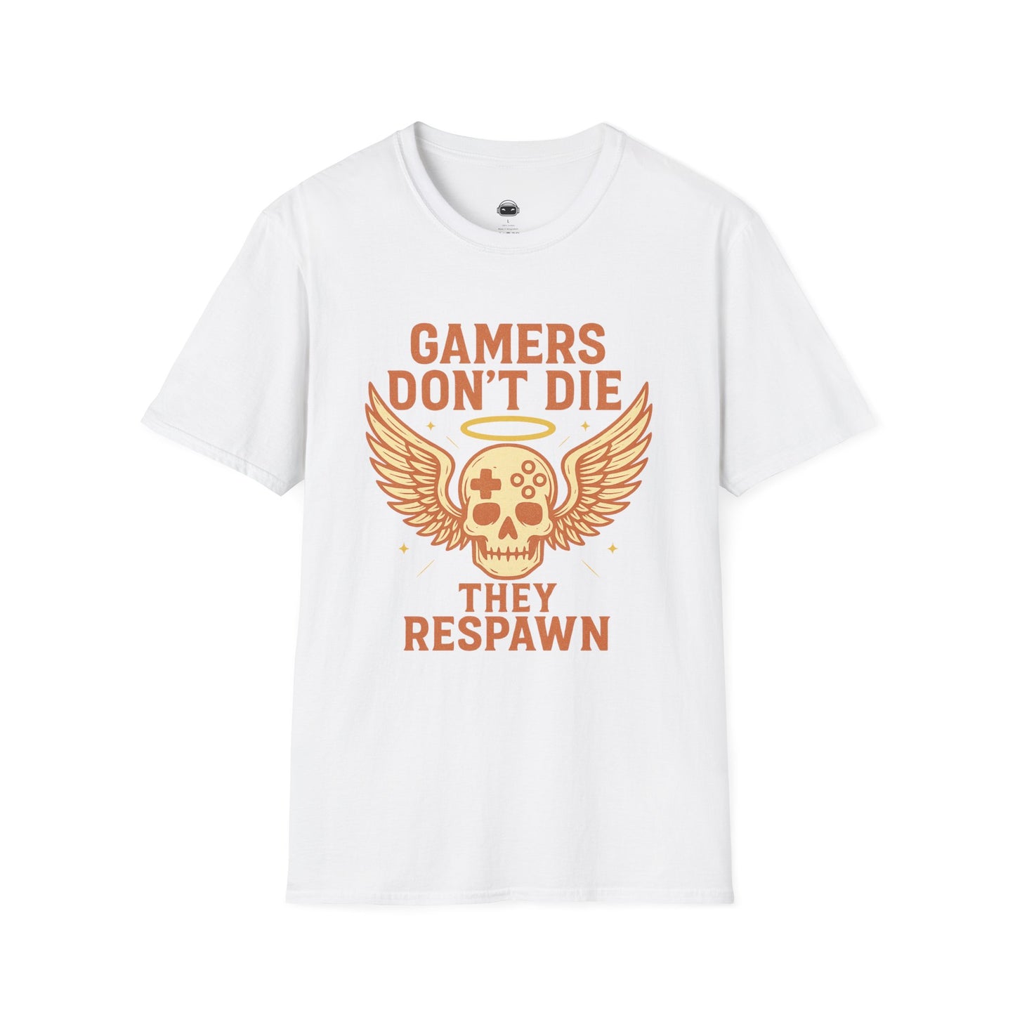 Gamers dont die they respawn retro - Gaming Lifestyle T-Shirt