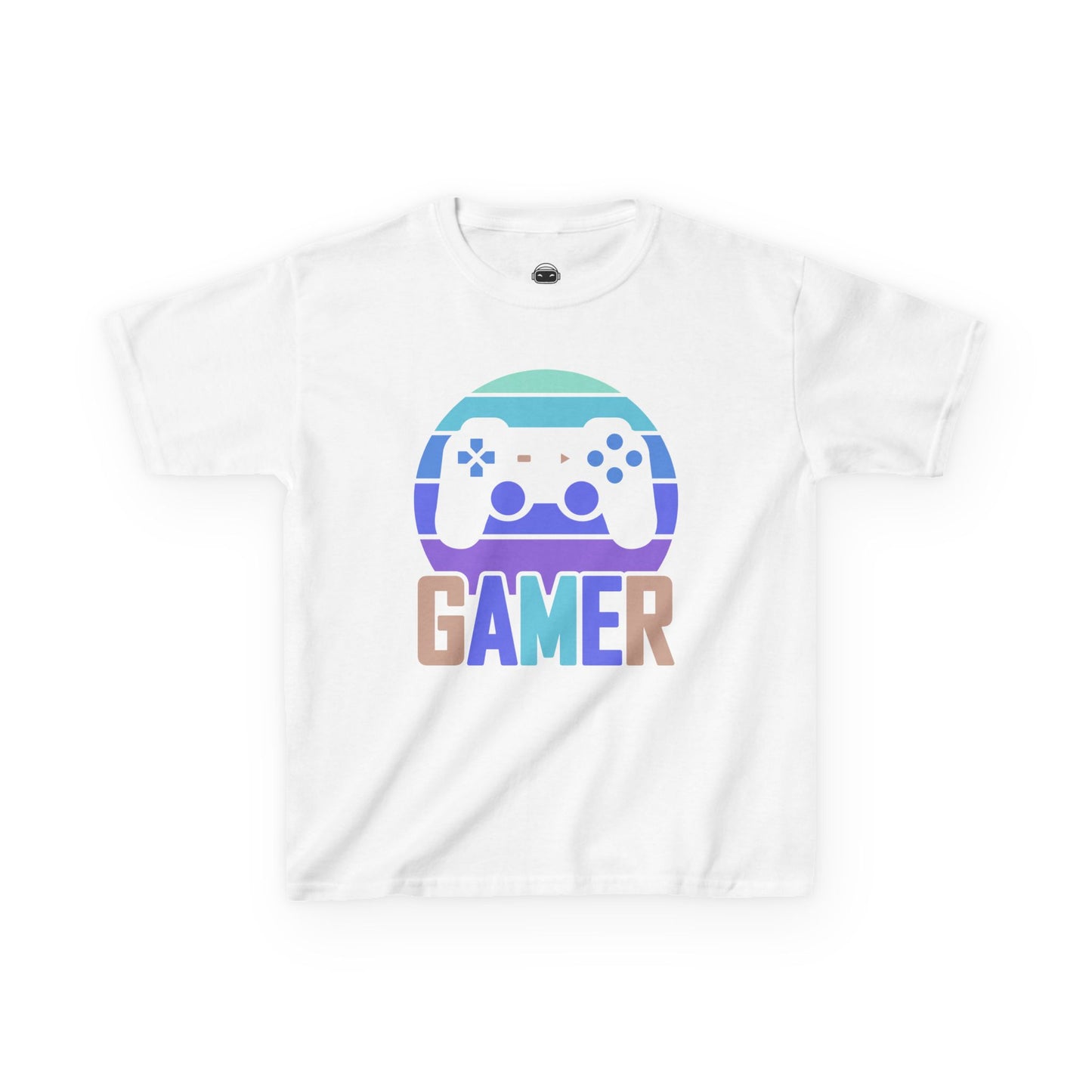 Gamer Sunset – Kids Gaming Tee 🎮🌅
