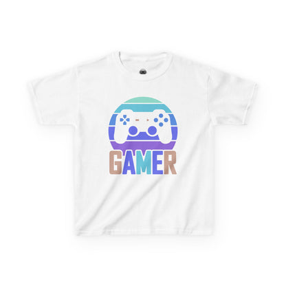 Gamer Sunset – Kids Gaming Tee 🎮🌅