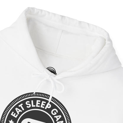 Eat Sleep Game Repeat – Classic Gamer Hoodie 🎮