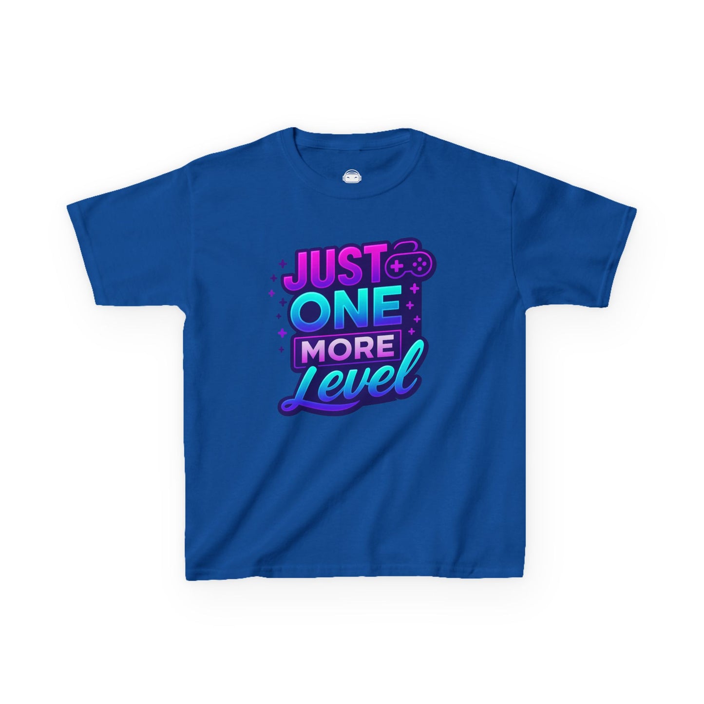 Just One More Level – Kids Neon Gamer T-Shirt 🎮💜