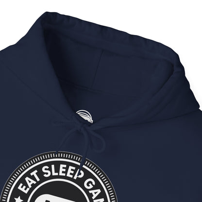 Eat Sleep Game Repeat – Classic Gamer Hoodie 🎮