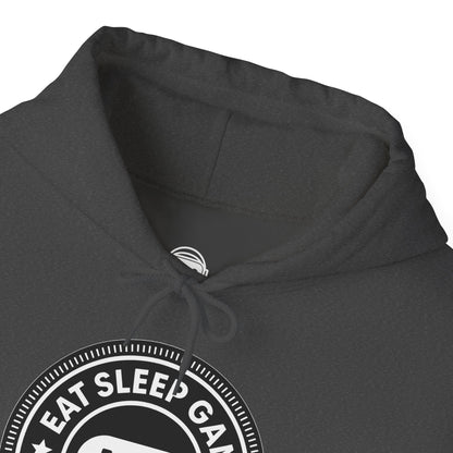 Eat Sleep Game Repeat – Classic Gamer Hoodie 🎮