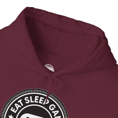 Eat Sleep Game Repeat – Classic Gamer Hoodie 🎮