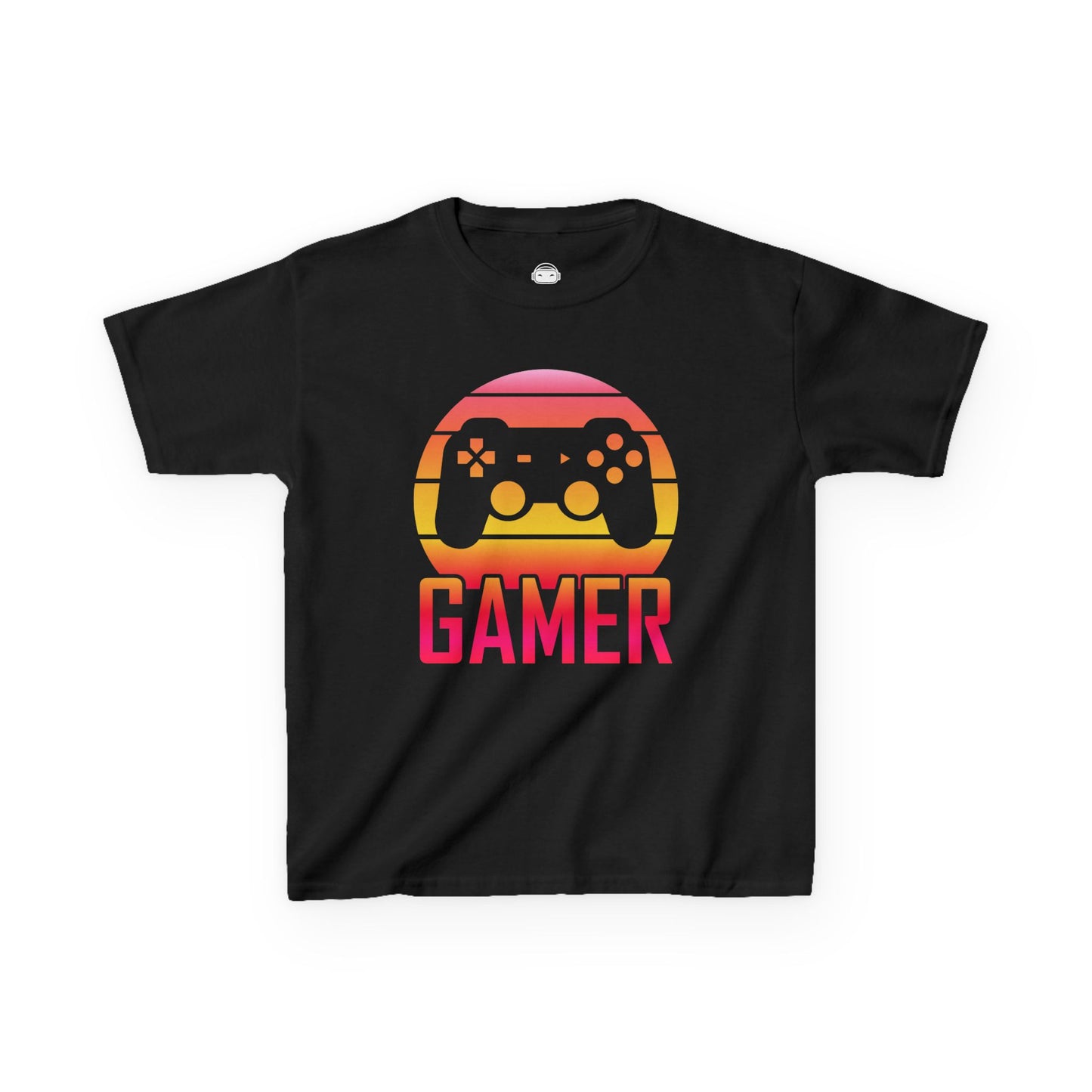 Gamer Sunset 2 – Kids Gaming Tee 🎮