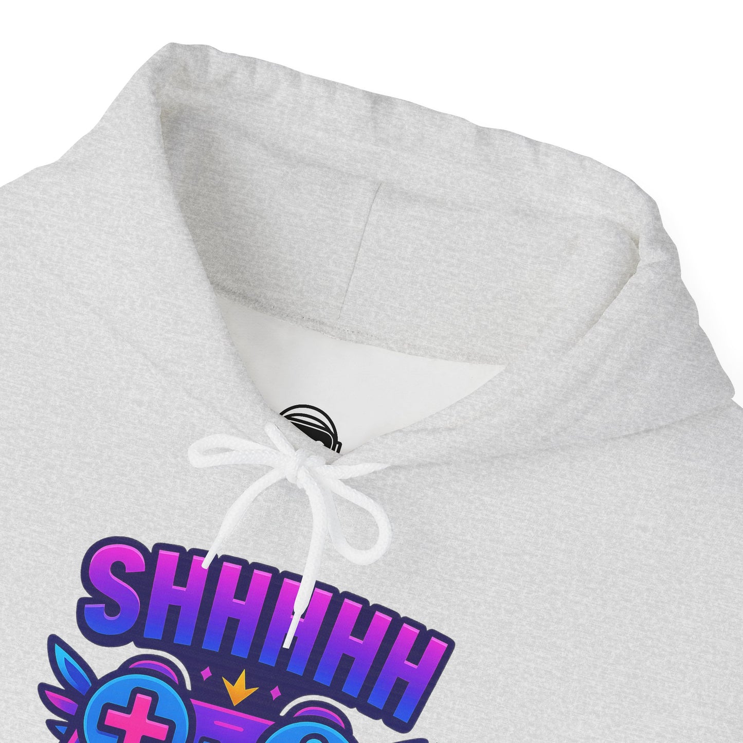 Shhh I’m Gaming – Neon Gamer Hoodie 🎮⚡