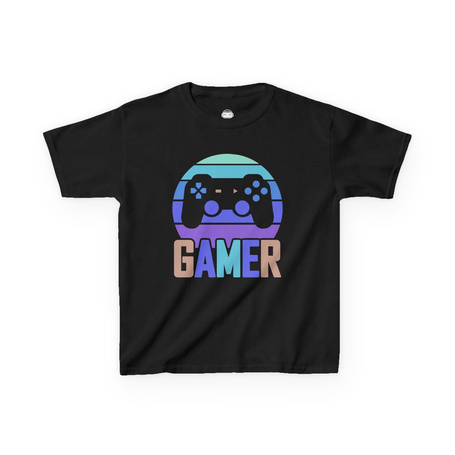 Gamer Sunset – Kids Gaming Tee 🎮🌅