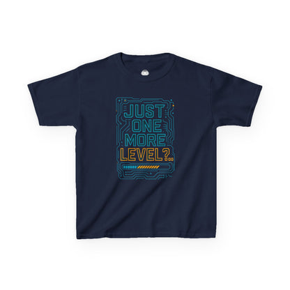 Just One More Level – Kids Tech Gamer T-Shirt ⚡🎮