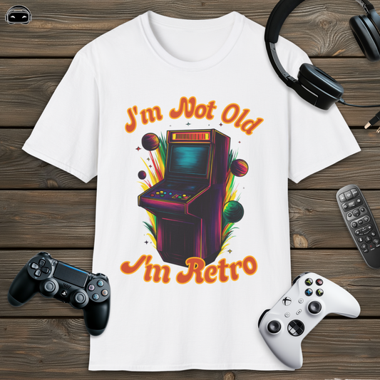 I'm not old, I'm retro (orange)