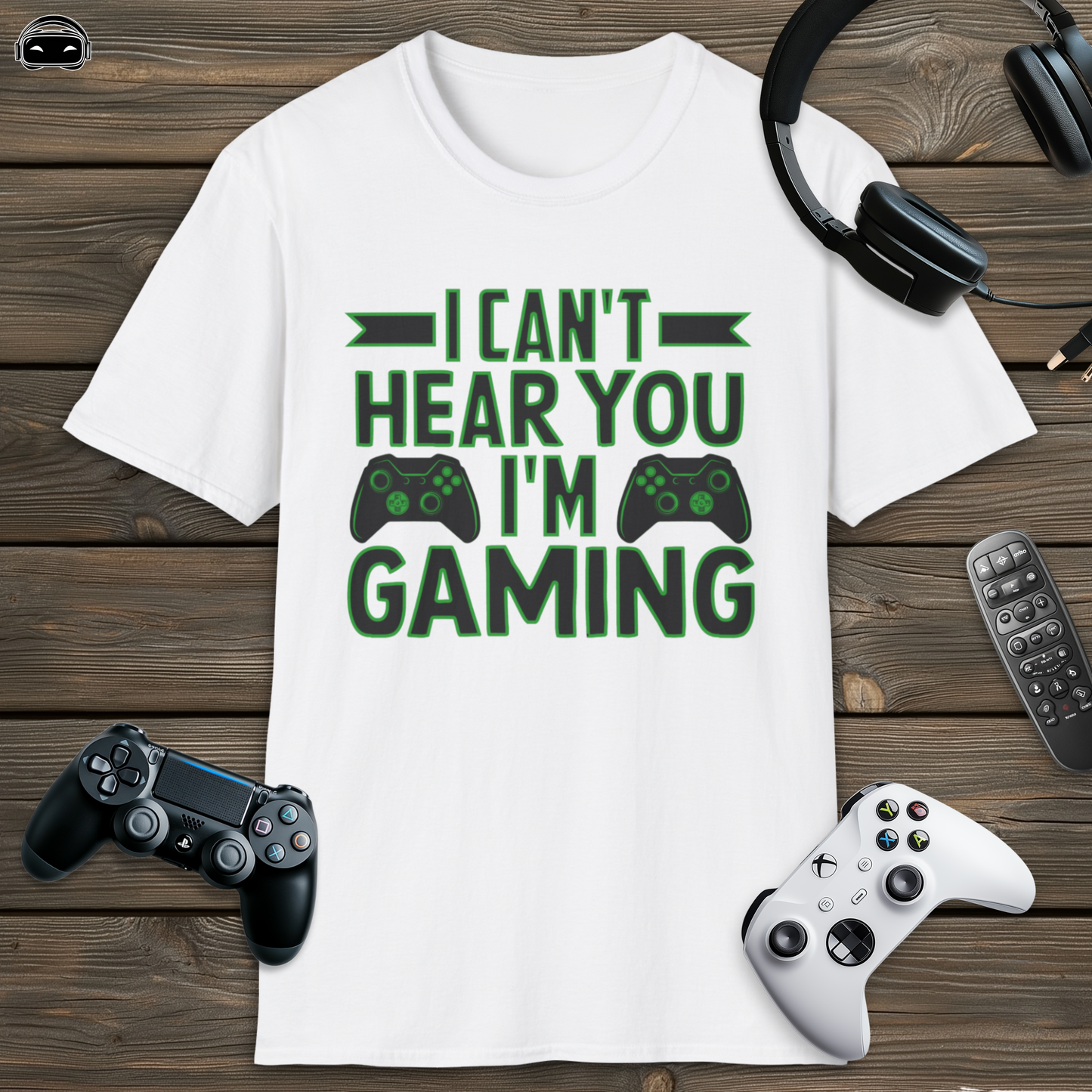 I cant hear you im gaming (Green)